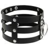 Coquette Ras de cou Coquette Triple Lane Noir